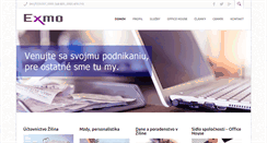 Desktop Screenshot of exmo.sk